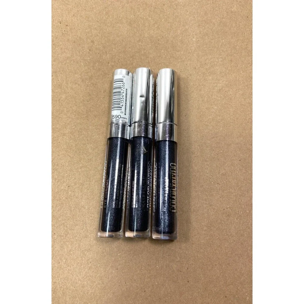 3 Maybelline Color Tattoo silver Eye Chrome Lot of 3